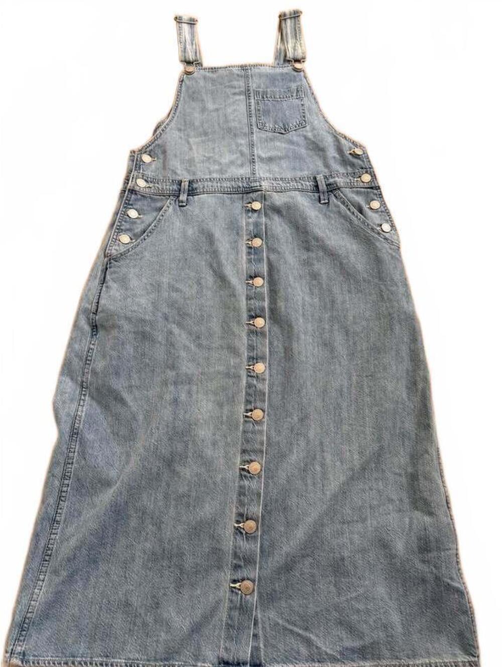 Y2K Levi's Denim Overall Dress Medium